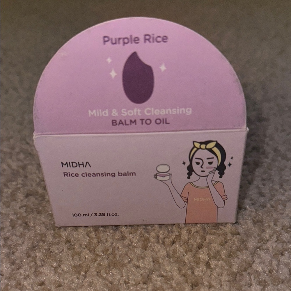 MIDHA Purple Vegan Rice Cleansing Balm